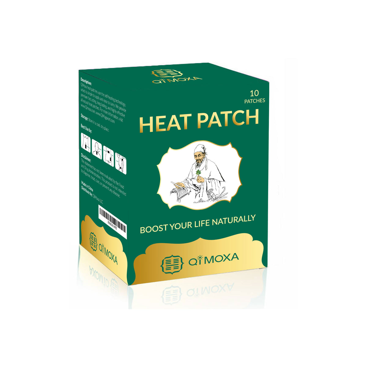 Deep Heat Patches | Pain Relief Heat Patches | QiMoxa